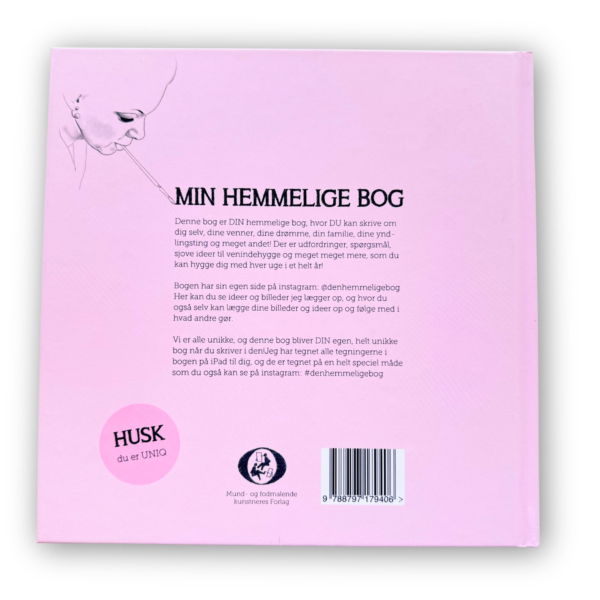 Min hemmelige bog med flot UNIQ æske - Billede 2